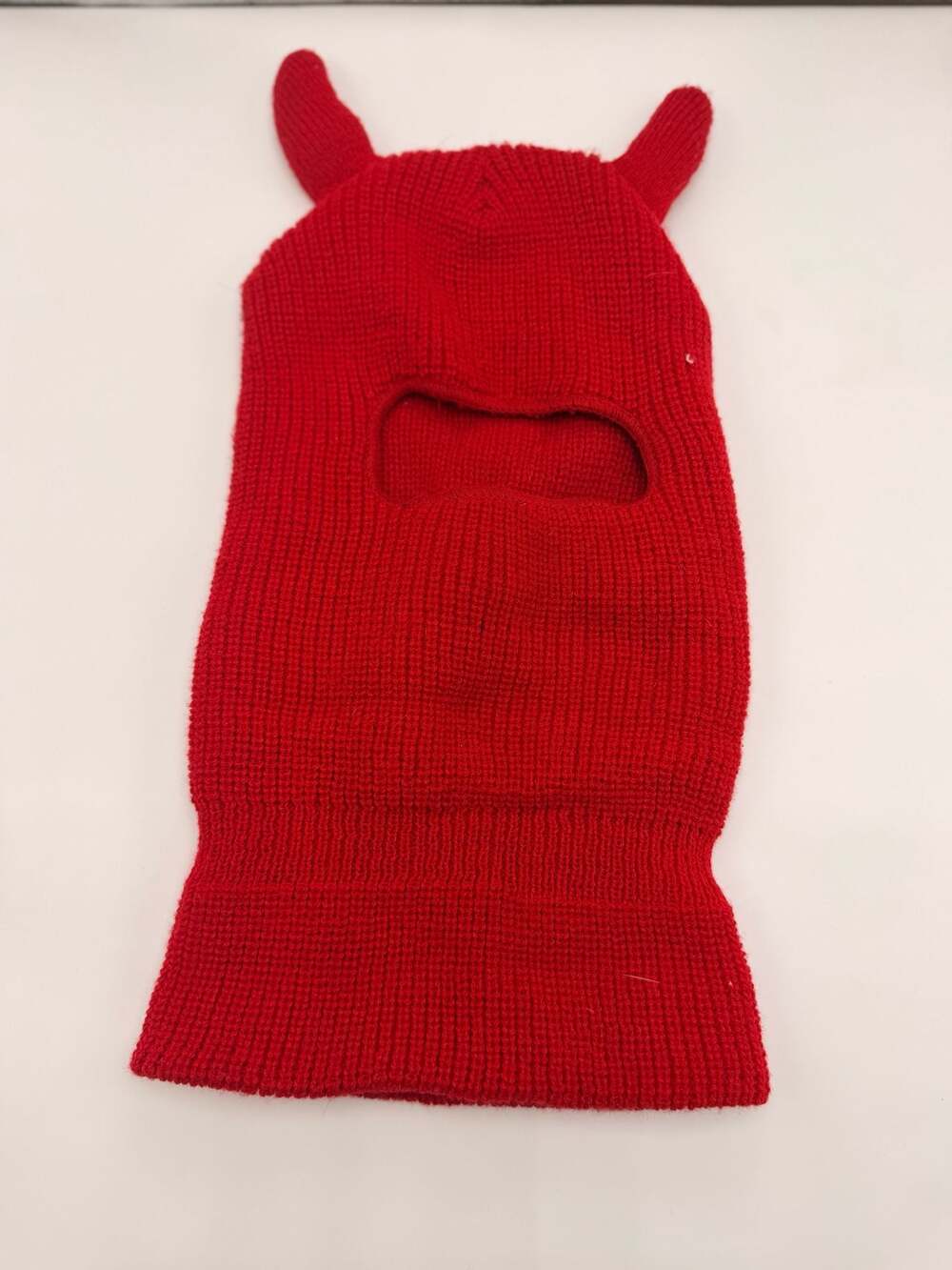 Prolific Devil Horns Knit Balaclava Ski Mask Set